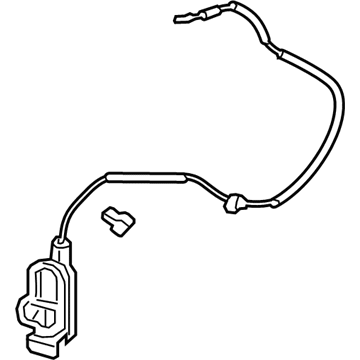 Honda 72655-THR-A01 Latch Assembly, Left Front Slide Door