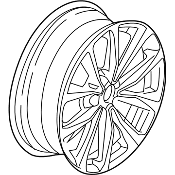 BMW 36-11-6-877-326 Light Alloy Rim Ferricgrey