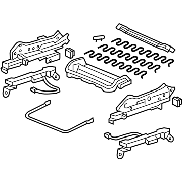 Honda 81136-SHJ-A02 Frame, R. FR. Seat Cushion