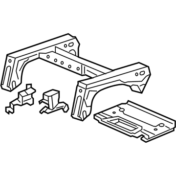 Honda 81275-SHJ-A21 Riser Assy., R. FR. Seat