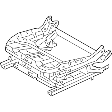 BMW 52-10-7-459-214 SEAT FRAME, ELECTR. RIGHT