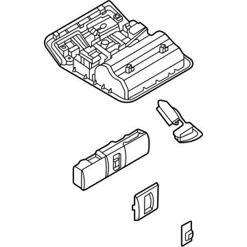 Nissan 26430-9BP1D Lamp Assembly Map