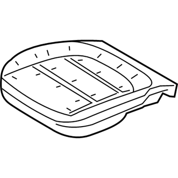 Ford LJ6Z-78632A23-D PAD - SEAT CUSHION