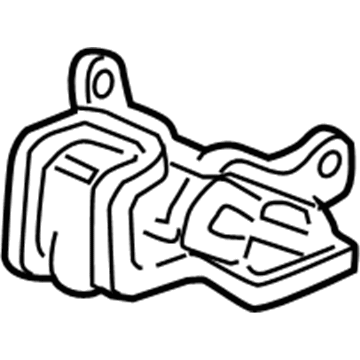 Honda 50805-SHJ-A01 Rubber, FR. Transmission Mounting