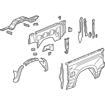 GM 84540765 Side Panel