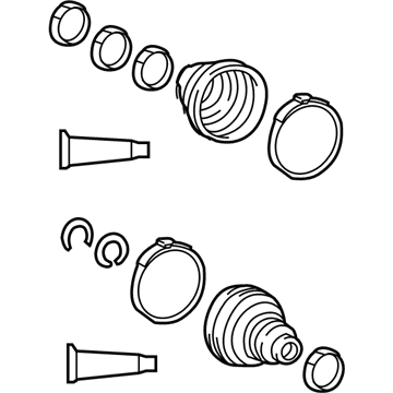 Lexus 04428-48141 Boot Kit, FR Drive S