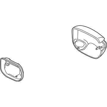 Honda 76206-SNB-N11ZD Housing Set, R. *NH578* (TAFFETA WHITE)