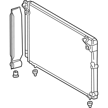 Lexus 88460-53010 CONDENSER Assembly