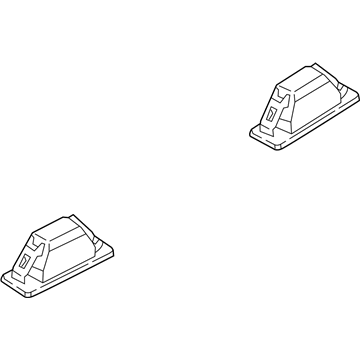 Infiniti 26510-8990A Lamp Assembly-Licence Plate