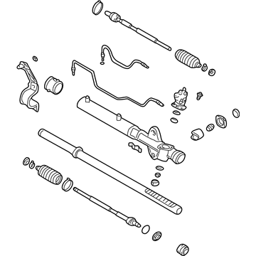 Hyundai 57710-26200 Gear & Linkage Assembly-Power Steering