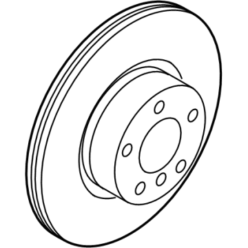 BMW 34-10-8-093-717 BRAKE DISC, VENTILATED, PERF