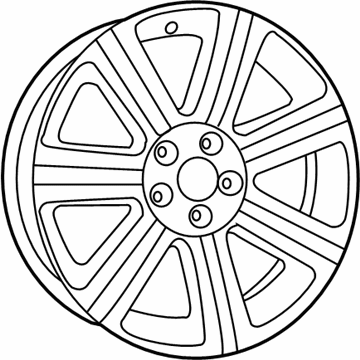 Mopar 1KW35XZAAB Aluminum Wheel