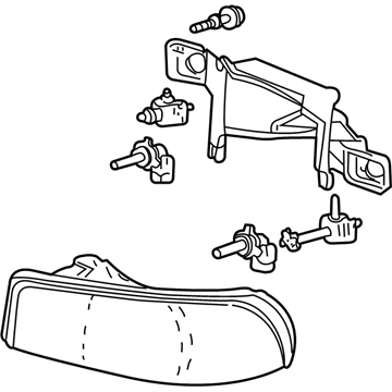 GM 15218077 Capsule/Headlamp/Fog Lamp Headlamp