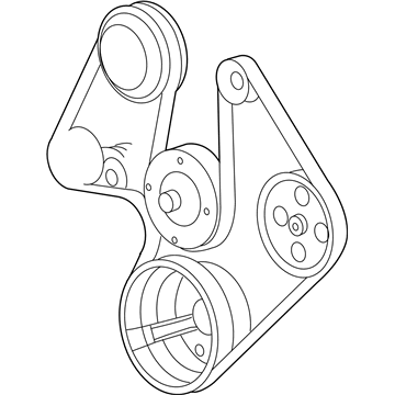 Mopar 68038524AA Belt-SERPENTINE