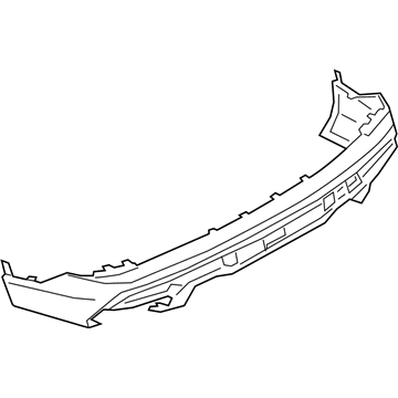 BMW 51-12-8-498-991 Trim Panel, Bumper, Rear, Bo