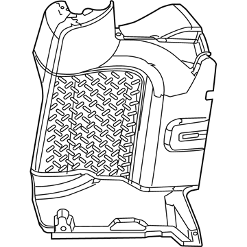 Mopar 5XL57DX9AA Panel-Quarter Inner Lower