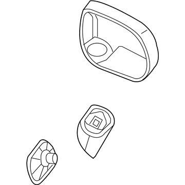 Honda 76205-SNA-A11 Housing Set, Passenger Side