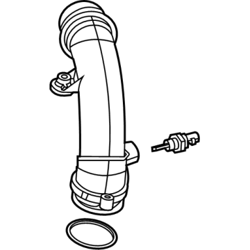 Mopar 68490038AA Hose-Turbo To Charge Air Cooler