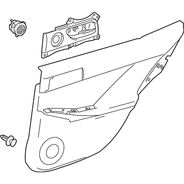 Lexus 67640-53322-27 Panel Assembly, Rear Door