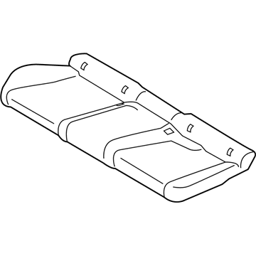 BMW 52-20-7-327-957 Foam Section, Seat