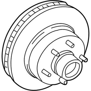 GM 19202726 Front Brake Rotor Assembly