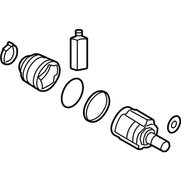 Kia 49580A8050 Joint & Boot Kit-Front