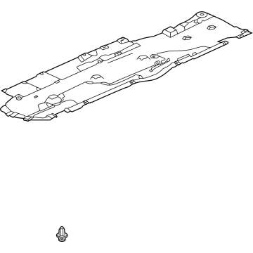 Acura 74670-TGV-A00 Cover, Left Front Floor