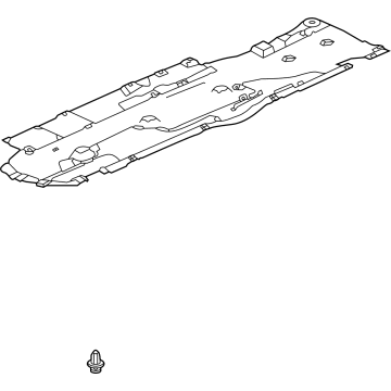 Acura 74670-TGV-A10 Cover, Left Front Floor