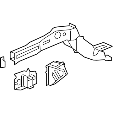 Honda 60910-TP6-A50ZZ Frame, L. FR. Side