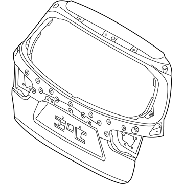 Kia 73700C6000 Panel Assembly-Tail Gate