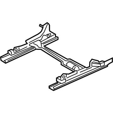 BMW 52-10-7-454-051 Seat Rail, Electric, Left