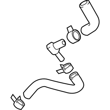 Lexus 23830-28170 Hose Assy, Fuel Vapor Feed, NO.2