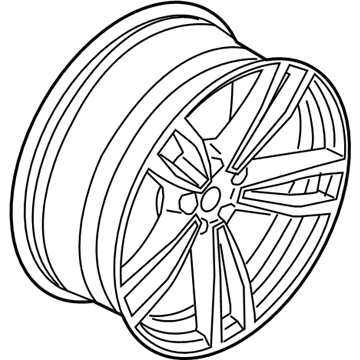 BMW 36-11-7-850-579 Light Alloy Rim Ferricgrey