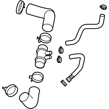 Mopar 68359796AF Hose-Radiator Outlet