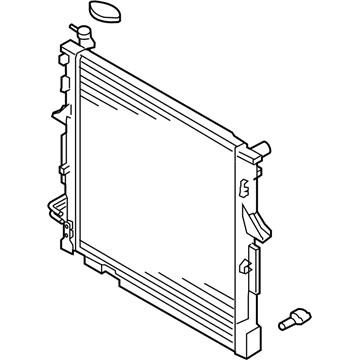 Kia 253102J100 Radiator Assembly