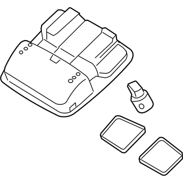 Kia 928001G200LX Lamp Assembly-OVERHEADEAD Console