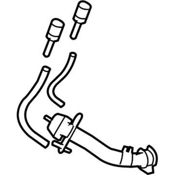 Lexus 48931-60010 Hose, Height Control Cap To Reservoir