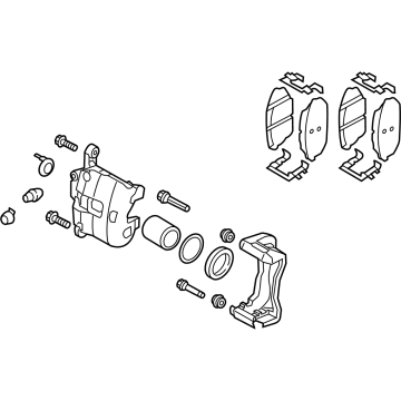 Hyundai 58130-N9100 BRAKE ASSY-FR, RH