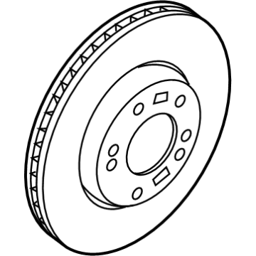 Hyundai 51712-L1100 DISC-FRONT WHEEL BRAKE