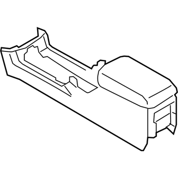 Nissan 96910-1AA5A Console Floor BRN