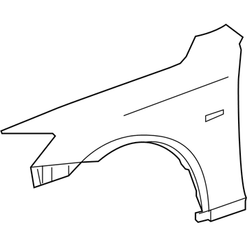 Lexus 53801-53110 Fender Sub-Assy, Front RH