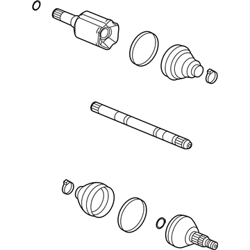 GM 22796269 Front Wheel Drive Half Shaft Assembly