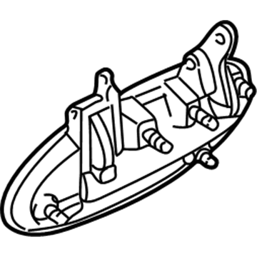 Nissan 80606-0Z400 Front Outside Door Handle Assembly, Right