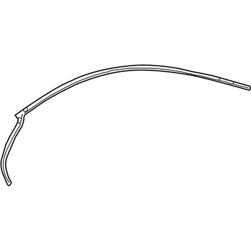 Mopar 4783664AH WEATHERSTRIP-Door Upper Secondary