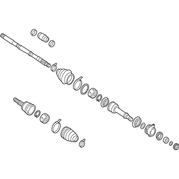 Nissan 39101-5BF0D Shaft Ft Drive