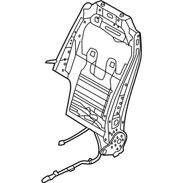 Hyundai 88310-4Z010 Frame Assembly-Front Seat Back Driver