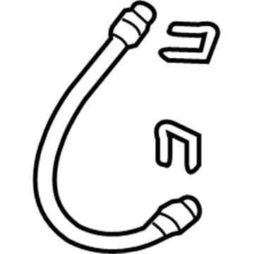 Honda 01466-TM8-A01 Hose Set, Rear Brake