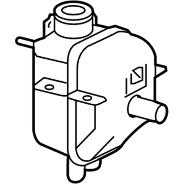 GM 84012208 Tank-Radiator Surge