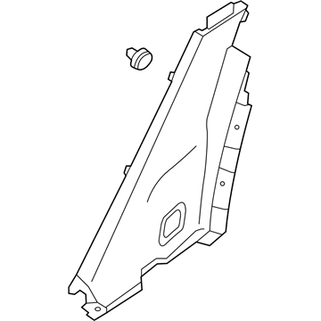 Kia 85890H9000WK Trim Assembly-Rear Wheel House