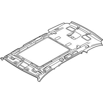 BMW 51-44-7-147-010 Moulded Roof Lining For Panoramic Roof